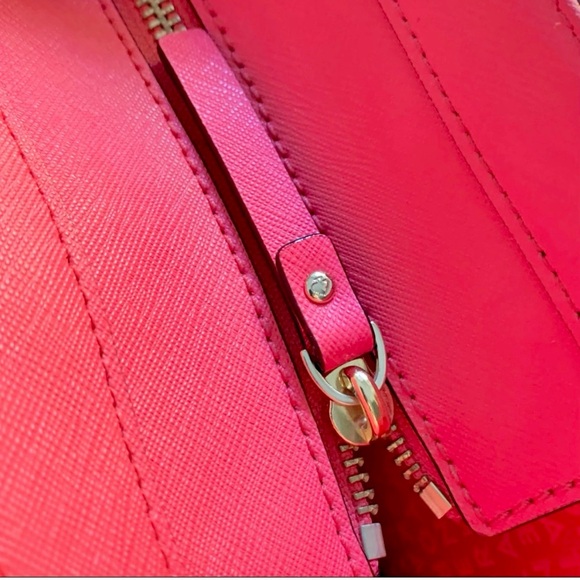 🌟 Stunning 'Crab Red' Kate Spade NY Laurel Way Dally Tote- EUC - Picture 13 of 15